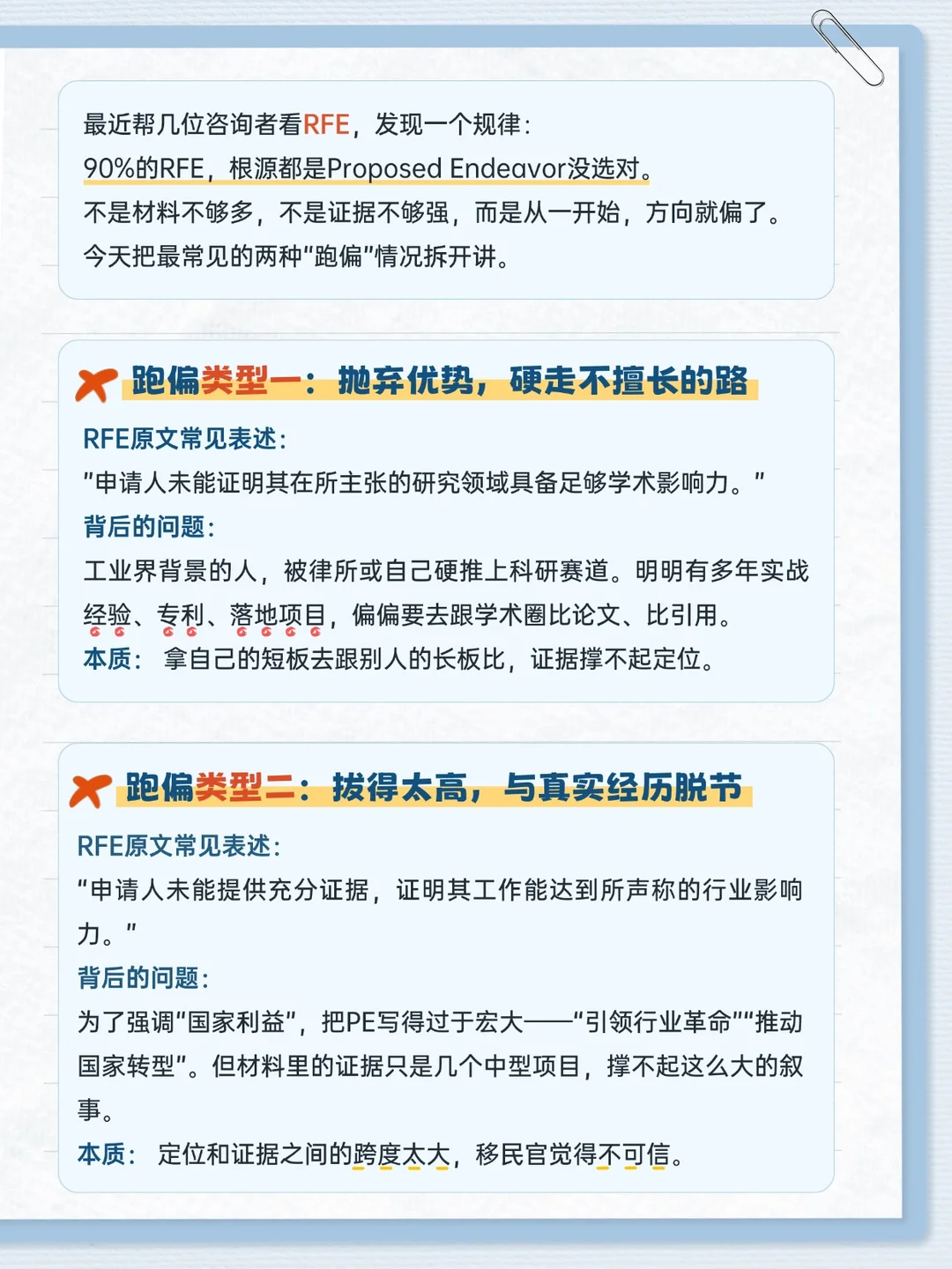 NIW被RFE 90%是因为Proposed Endeavor选错,第 2 张,共 4 张
